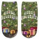 Chaussettes de cheville pour femmes - motif de Noël 6