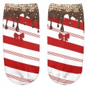 Chaussettes de cheville pour femmes - motif de Noël 8