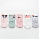 Chaussettes de cheville pour filles avec des animaux - 5 paires 13