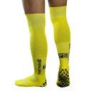 Chaussettes de football antidérapantes, collants de sport unisexes, élastiques, respirants, hauts jusqu'aux genoux pour le football 5