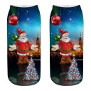 Chaussettes de Noël pour femmes avec impression 3D de Santa 6
