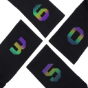 Chaussettes de sport noires professionnelles unisexes EU 39-46 réfléchissantes pour le cyclisme en extérieur en nylon respirant hautes jusqu'aux genoux 5