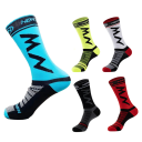 Chaussettes de sport unisex en plein air hautes jusqu'aux genoux pour la course, le football et le cyclisme, respirantes et élastiques 2