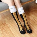 Chaussettes drôles pour femmes - Pattes de poulet 3