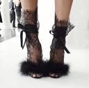 Chaussettes en dentelle pour femmes A432 1