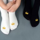 Chaussettes hautes pour filles avec couronne 3