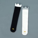 Chaussettes hautes pour filles avec couronne 4