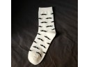 Chaussettes humoristiques pour hommes avec des moustaches 3