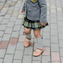 Chaussettes longues pour filles avec un nœud 5