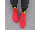 Chaussettes longues pour hommes avec des flammes 5