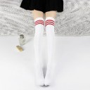 Chaussettes montantes à rayures 11