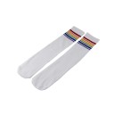 Chaussettes montantes à rayures 8