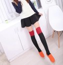 Chaussettes montantes bicolores pour femmes 2