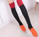 Chaussettes montantes bicolores pour femmes 3