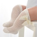 Chaussettes montantes pour enfants avec nœud 7