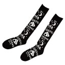Chaussettes montantes pour femmes avec broderies 1
