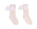 Chaussettes montantes pour filles avec ailes 9