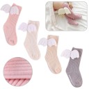 Chaussettes montantes pour filles avec ailes 1