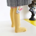 Chaussettes montantes pour filles avec motif 3D 2