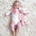 Chaussettes montantes pour filles - Petit lapin 3