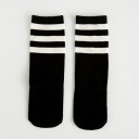 Chaussettes noires et blanches pour filles 10