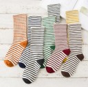 Chaussettes pour femmes à rayures 1