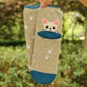 Chaussettes pour femmes avec des chiens 12