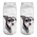 Chaussettes pour femmes avec des chiens amusants 2