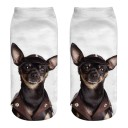 Chaussettes pour femmes avec des chiens amusants 10