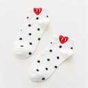Chaussettes pour femmes avec des cœurs 19