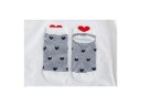 Chaussettes pour femmes avec des cœurs 23