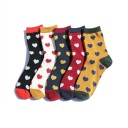 Chaussettes pour femmes avec des cœurs 5