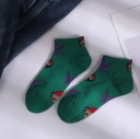 Chaussettes pour femmes avec des feuilles de cannabis 7