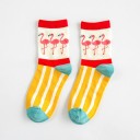 Chaussettes pour femmes avec des flamants roses 4