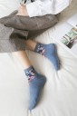 Chaussettes pour femmes avec des fleurs 4