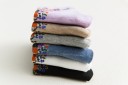 Chaussettes pour femmes avec des fleurs 11