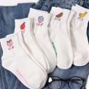 Chaussettes pour femmes avec des fruits 1