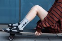 Chaussettes pour femmes avec éclair 4