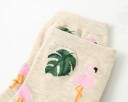 Chaussettes pour femmes avec flamants roses 3