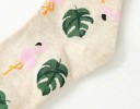 Chaussettes pour femmes avec flamants roses 4