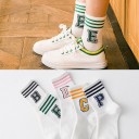 Chaussettes pour femmes avec lettres 1
