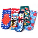 Chaussettes pour femmes avec motifs japonais 3