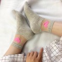 Chaussettes pour femmes avec un cœur 5