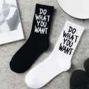 Chaussettes pour femmes avec une inscription drôle 1