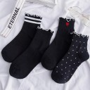 Chaussettes pour femmes avec volants 3