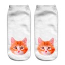 Chaussettes pour femmes - Tête de chat 3