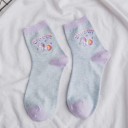 Chaussettes pour filles avec des licornes 21