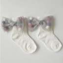 Chaussettes pour filles avec nœud A777 8