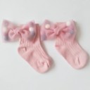 Chaussettes pour filles avec nœud A777 6