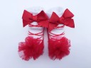 Chaussettes pour filles avec nœud A778 5